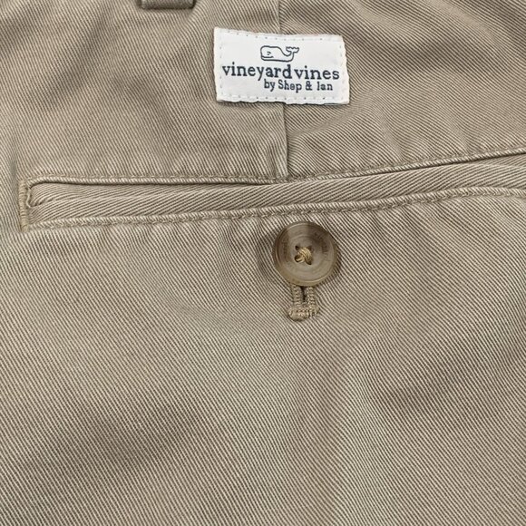 Vineyard Vines Pants Mens 40x30 Khaki Straight Leg Shep Ian Classic Golf Chino - Picture 4 of 11